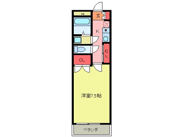 パルク花水木の物件間取画像